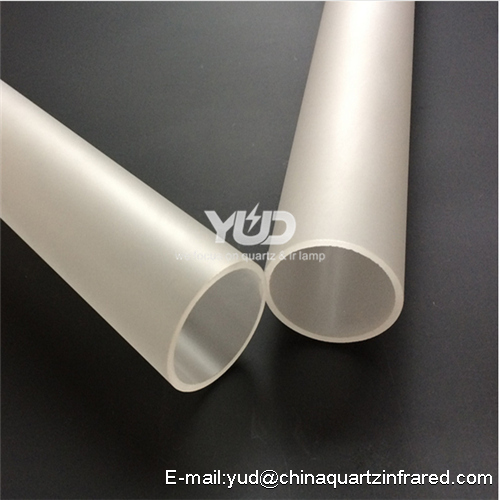 High temperature Milky quartz tube custom size Building materials