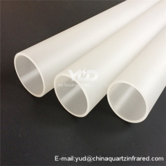 High temperature Milky quartz tube custom size Building materials