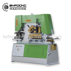 BYFO Brand hydraulic ironworker sheet metal punching and cutting machine