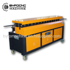 Hvac square duct flange forming machine