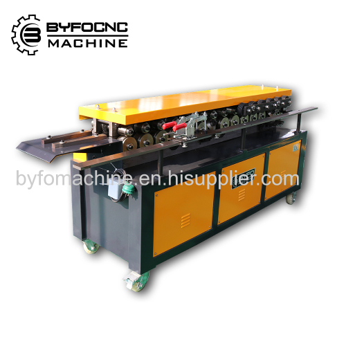 Hvac square duct flange forming machine