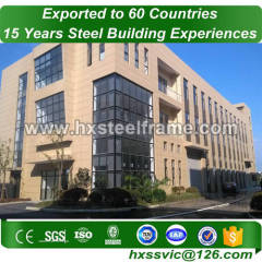 commercial complex building made of Welded H Steel multi-story at Malabo area