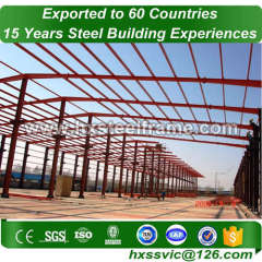farm machinery sheds made of metal structure recyclable to Congo customer