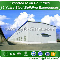 small agricultural sheds made of built up steel with CE sell well in India