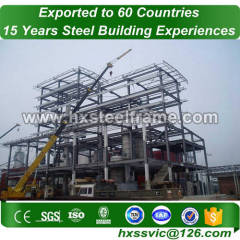 commercial prefabricated structures building by Welded H Steel export to Egypt