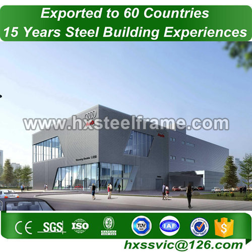 metals building products and pre engineered steel building with frame