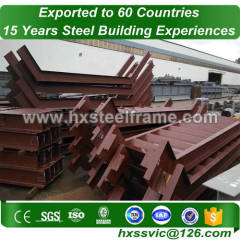 pre engineering steel building made of frame steel 2017 latest well welded