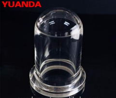 YUANDA Quartz bell jar customer made size JGS2 all kinds of quartz bell jar