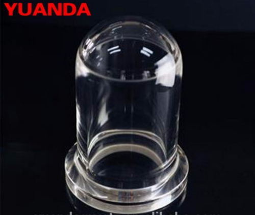 high working temperature quartz glass bell jar for vacuum