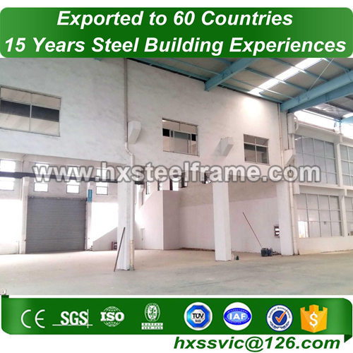 Primary steel formed frame metal building damp proofing hot selling at Bissau
