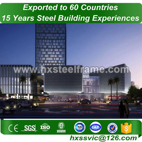 projeto steel frame formed 40x60 steel building fireproof to Tanzania market