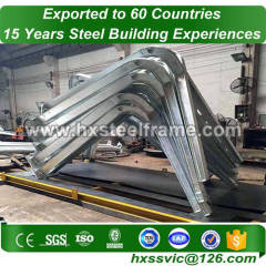 steel metal buildings and pre engineered steel building ISO9001 at Zambia area