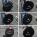 transport pouch carrier for bike wheel