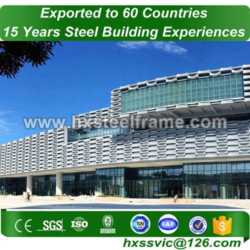 metal building packages made of stell frame to ISO code sale to Togo