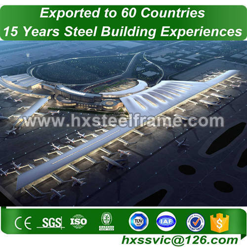 steel building frame made of famous steel structures heavy-duty at Europe area