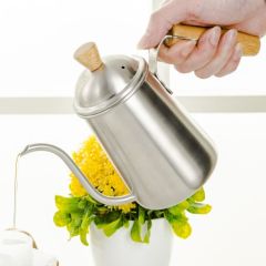 Hand flush coffee pot