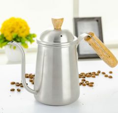 Hand flush coffee pot