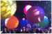 Inflatable led throw balls for concert