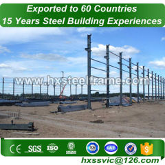 stell frame formed metal bulding to Germany standard seriously welded