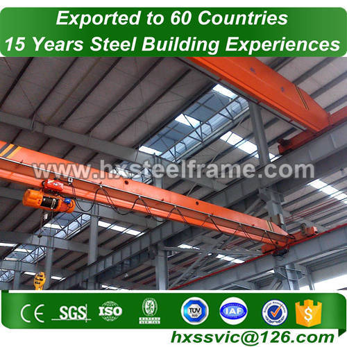 structual steel formed 40x50 steel building on sale at Cambodia area