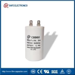 ac motor capacitor of washing machine