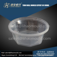 high quality plastic injection thin wall bowl mould