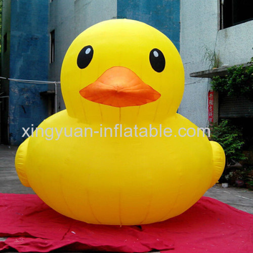 Yellow Giant inflatable duck for advertising