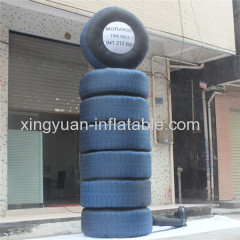 Customed logo tire inflatable model for promotion