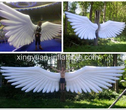 Giant inflatable wings costume