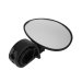 Bicycle handlebar flexible mirror