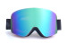 China safety snowboarding goggles blue color ski goggles