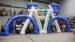 Customed logo giant bike inflatable model for sale