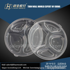 disposable compartment thin wall lunch box mould