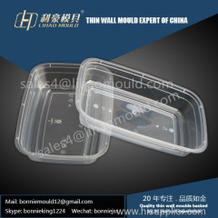 500ml square thin wall food container mould expert