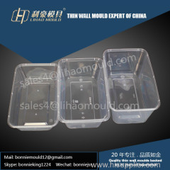 500ml square thin wall food container mould expert