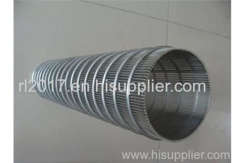 Wedge wire drum filter screen