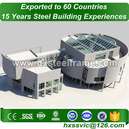 Prefabricated Building made of structal steel of three story at Khartoum area