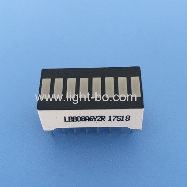 Mehrfarben 8-Segment-LED-Lichtleiste Gradh-Array für Instrument Füllstandsanzeige