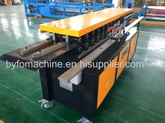 Hvac duct TDF flange forming machine