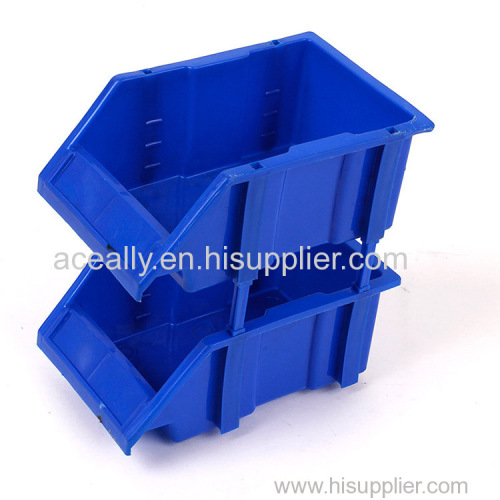 Stackable spare parts tools storage plastic bin box