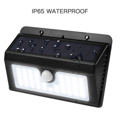 45LED Deck Light Outdoor Wall Light Sconce Motion Sensor Light with Solar Powered Detector Auto On/Off Emergency Lamp