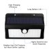 45LED Deck Light Outdoor Wall Light Sconce Motion Sensor Light with Solar Powered Detector Auto On/Off Emergency Lamp