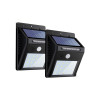 LED Solar Lights Outdoor- LEDMO Solar Motion Sensor Light- 20LED Super Bright Solar Security Lights with Waterproof Wire