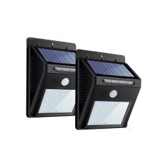 20LED Solar Lights Outdoor- Motion Sensor Security Lights with Waterproof Wireless Design