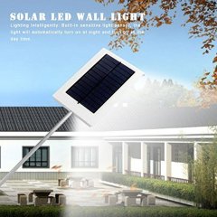 Eco power Waterproof Solar Powered Sensor Ultra-thin Outdoor Wall Street Light Garden Lamp (15LED)