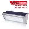 4 mode Garden Solar Sensor 48 LED Lamp 800LM Waterproof IP65 Outdoor Street Wall Lamp Microwave Radar Motion Security Sp