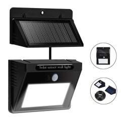 Outdoor Solar Lights Separable Solar Panel Waterproof Motion Sensor Security Light 10 LEDS Powered Wall Light