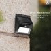 Outdoor Solar Lights Separable Solar Panel Waterproof Motion Sensor Security Light 10 LEDS Powered Wall Light