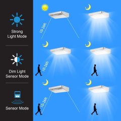 Solar wall light 48leds 600 Lumens IP65 waterproof motion sensor super bright wall light