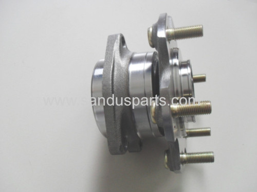 Engine parts wheel bearing and hub assembly